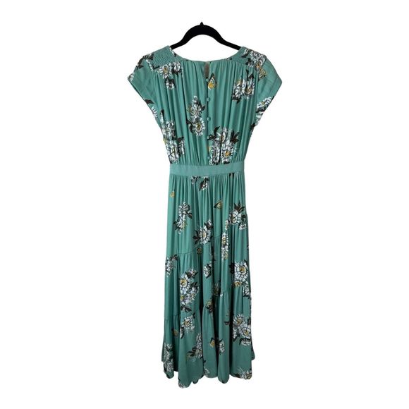 Free People All I Got Maxi Dress Torquiose Floral - Picture 3 of 14
